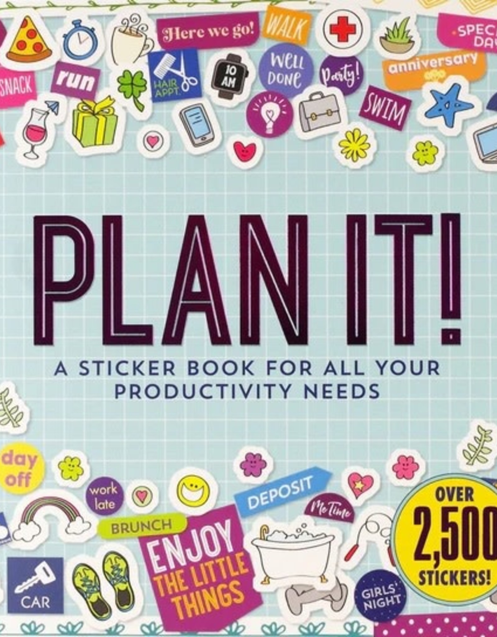 Peter Pauper Press PLAN IT! A STICKER BOOK FOR ALL YOUR PRODUCTIVITY NEEDS