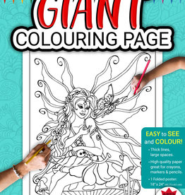 Crystal Salamon Giant Colouring Page - Fairy 24" x 18"