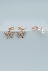 Great Pretenders Boutique Cute & Classy  Clip on Earrings, 2 Pr