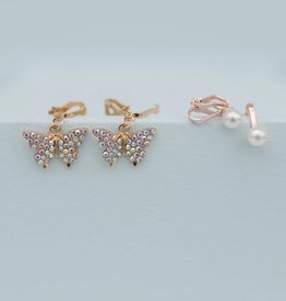 Great Pretenders Boutique Cute & Classy  Clip on Earrings, 2 Pr