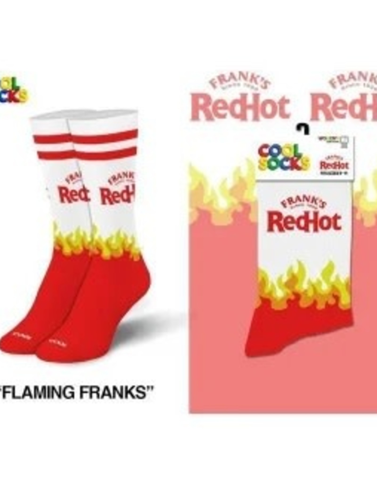 Cool Socks SOCKS/Franks Red Hot Logo
