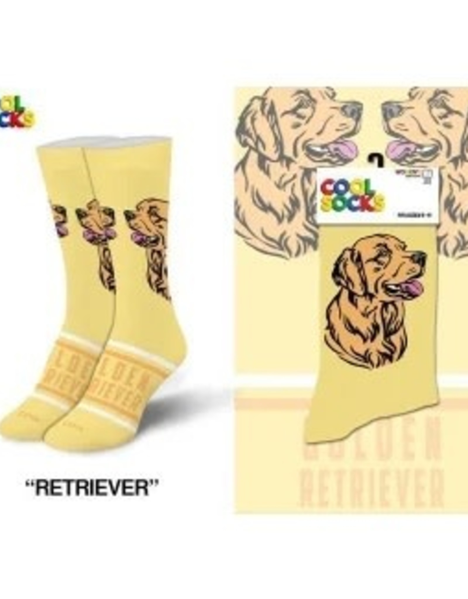 Cool Socks SOCKS/ Golden Retriever