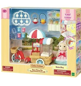 Calico Critters Popcorn Delivery Trike