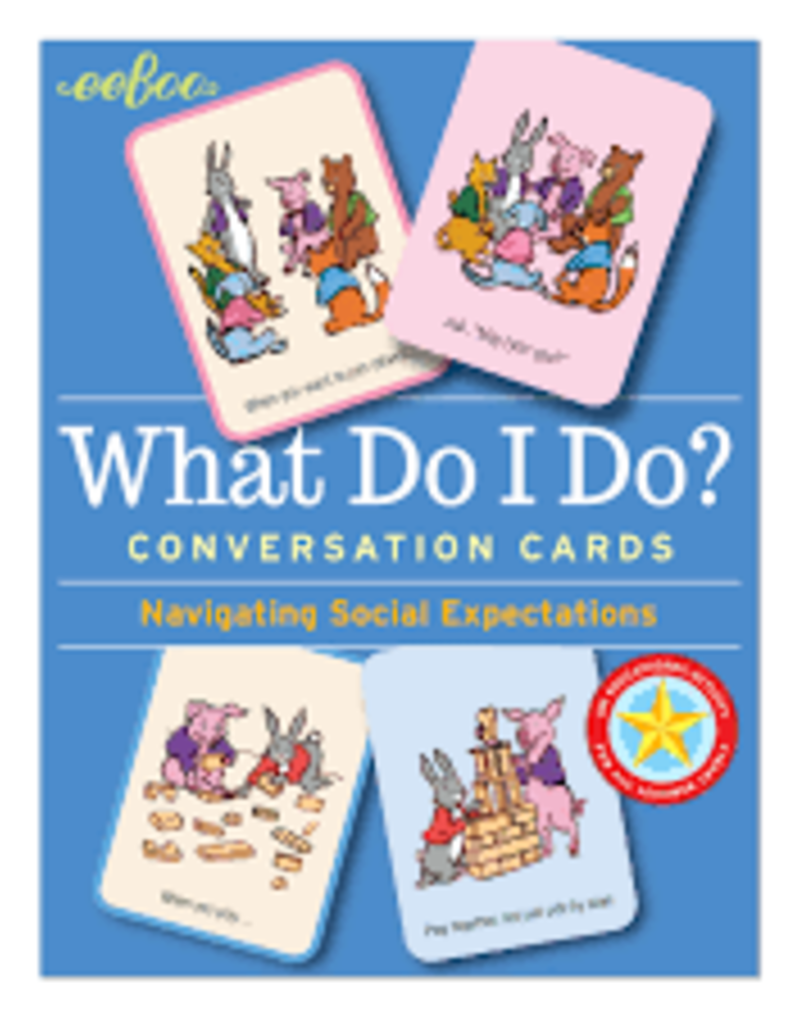 eeBoo WHAT DO I DO CONVERSATION CARDS