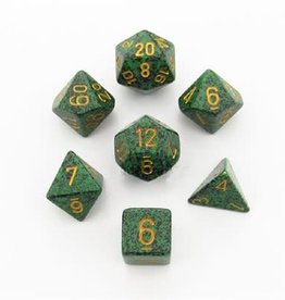 Chessex Dice - 7pc Speckled Golden Recon Polyhedral