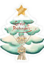 Great Pretenders Snowflake Necklace and Ring, 2 pc