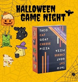 Blue Orange Taco Cat Goat Cheese Pizza: Halloween Edition