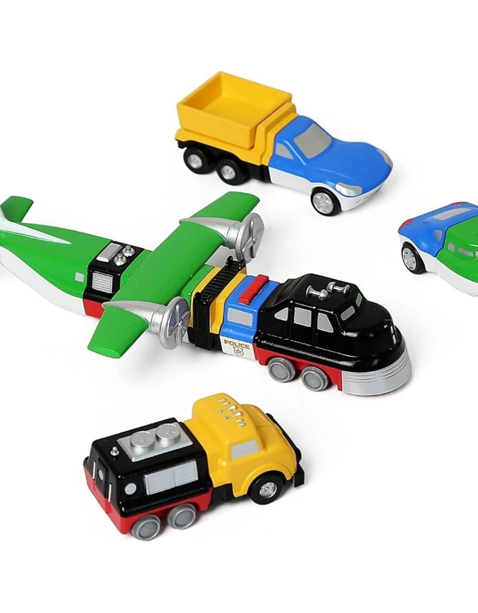 Popular Playthings MICRO Mix or Match Vehicles Deluxe