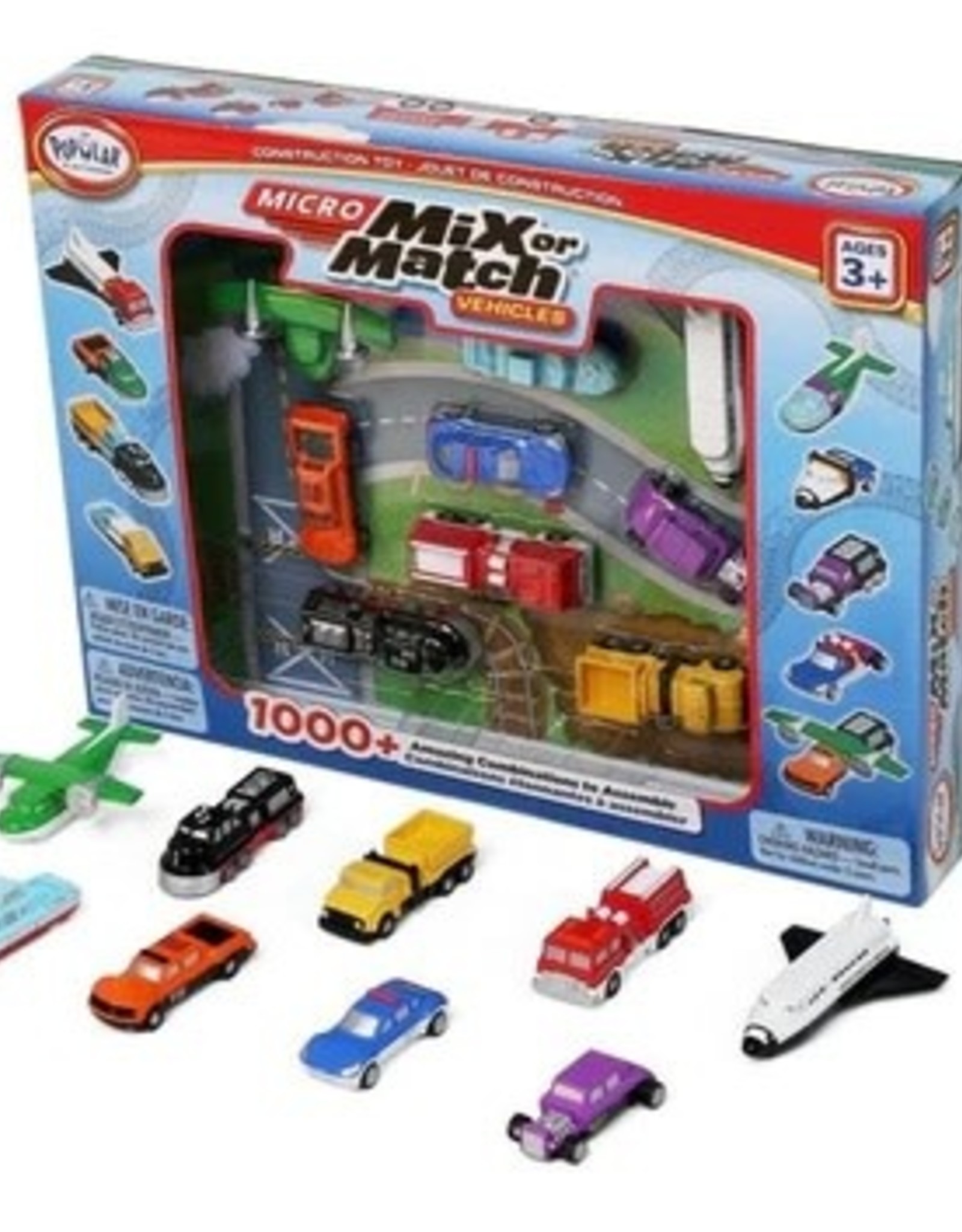 Popular Playthings MICRO Mix or Match Vehicles Deluxe