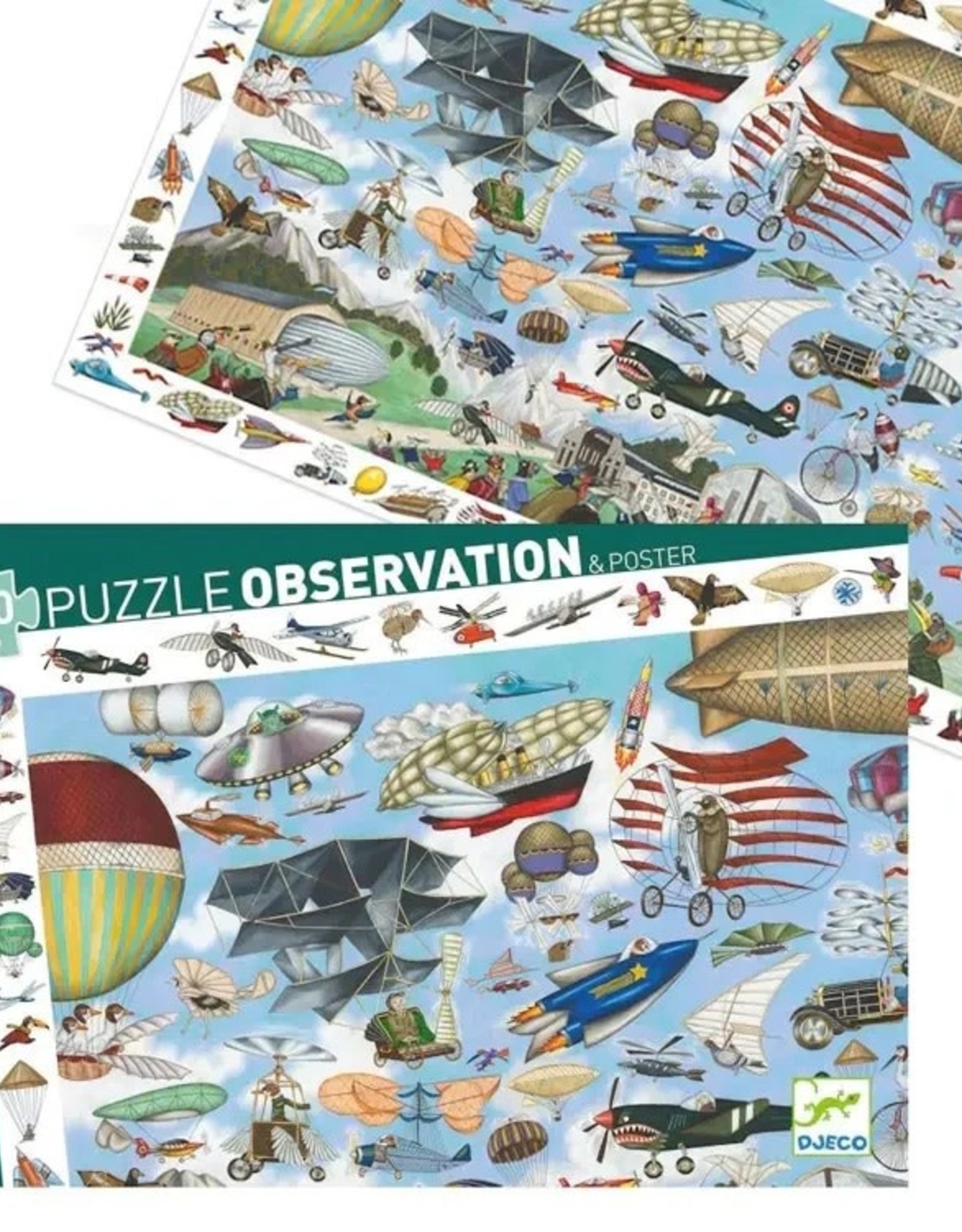 DJECO Observation puzzle / Aero club / 200 pcs