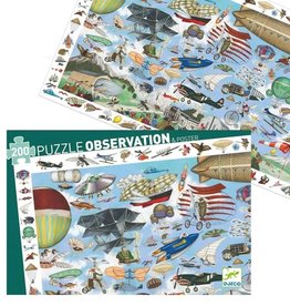 DJECO Observation puzzle / Aero club / 200 pcs