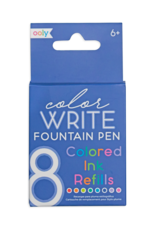 OOLY COLOUR WRITE FOUNTAIN PENS INK REFILLS
