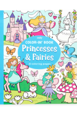 OOLY COLOR-IN' BOOK: PRINCESSES & FAIRIES (8" X 10")