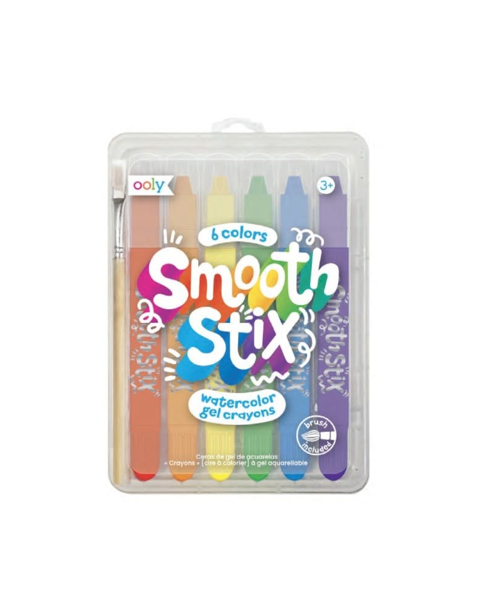 OOLY SMOOTH STIX WATERCOLOUR GEL CRAYONS - 7 PC SET