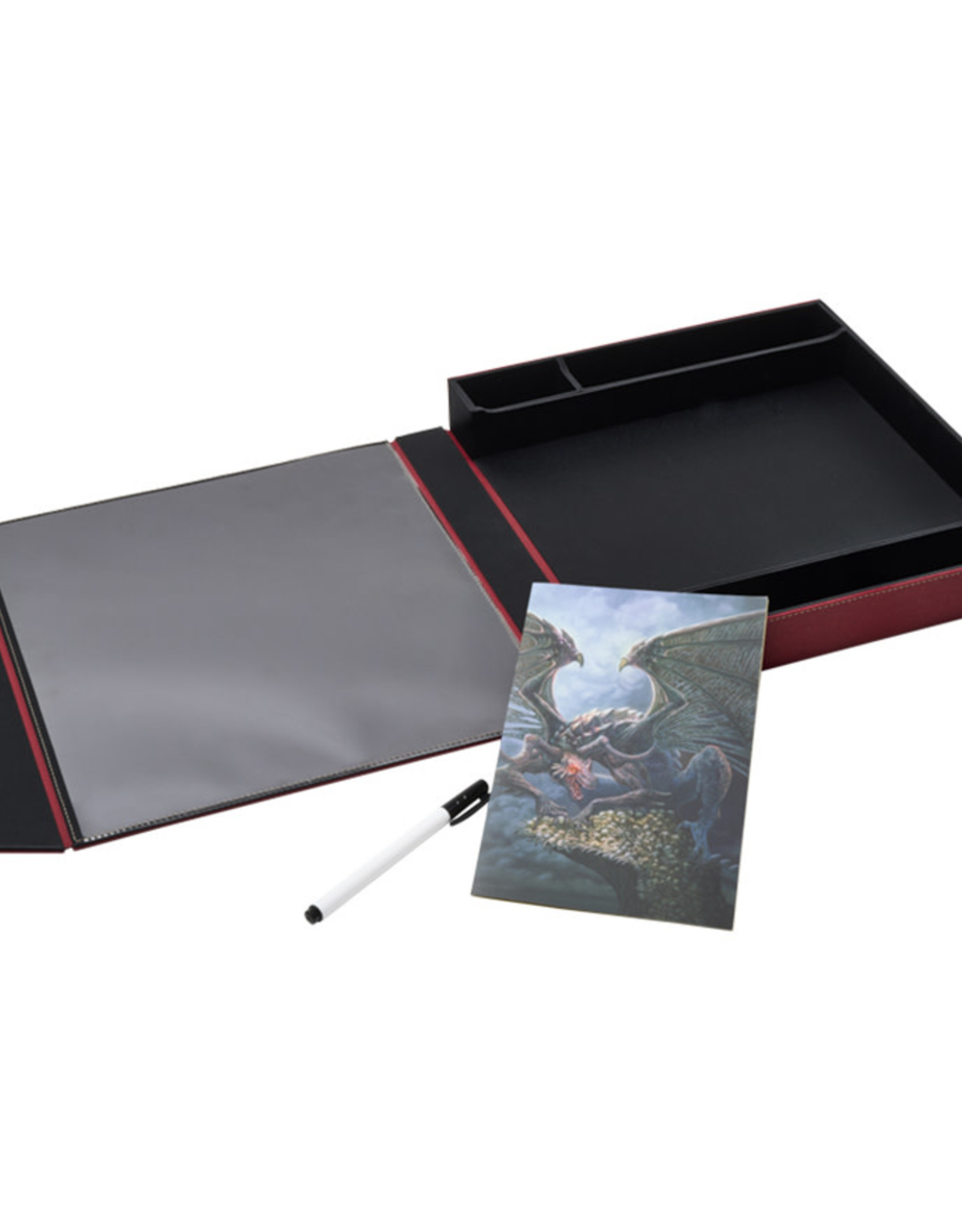 Dragon Shield Dragon Shield RPG - Player Companion - Box & Dice Tray - Blood Red