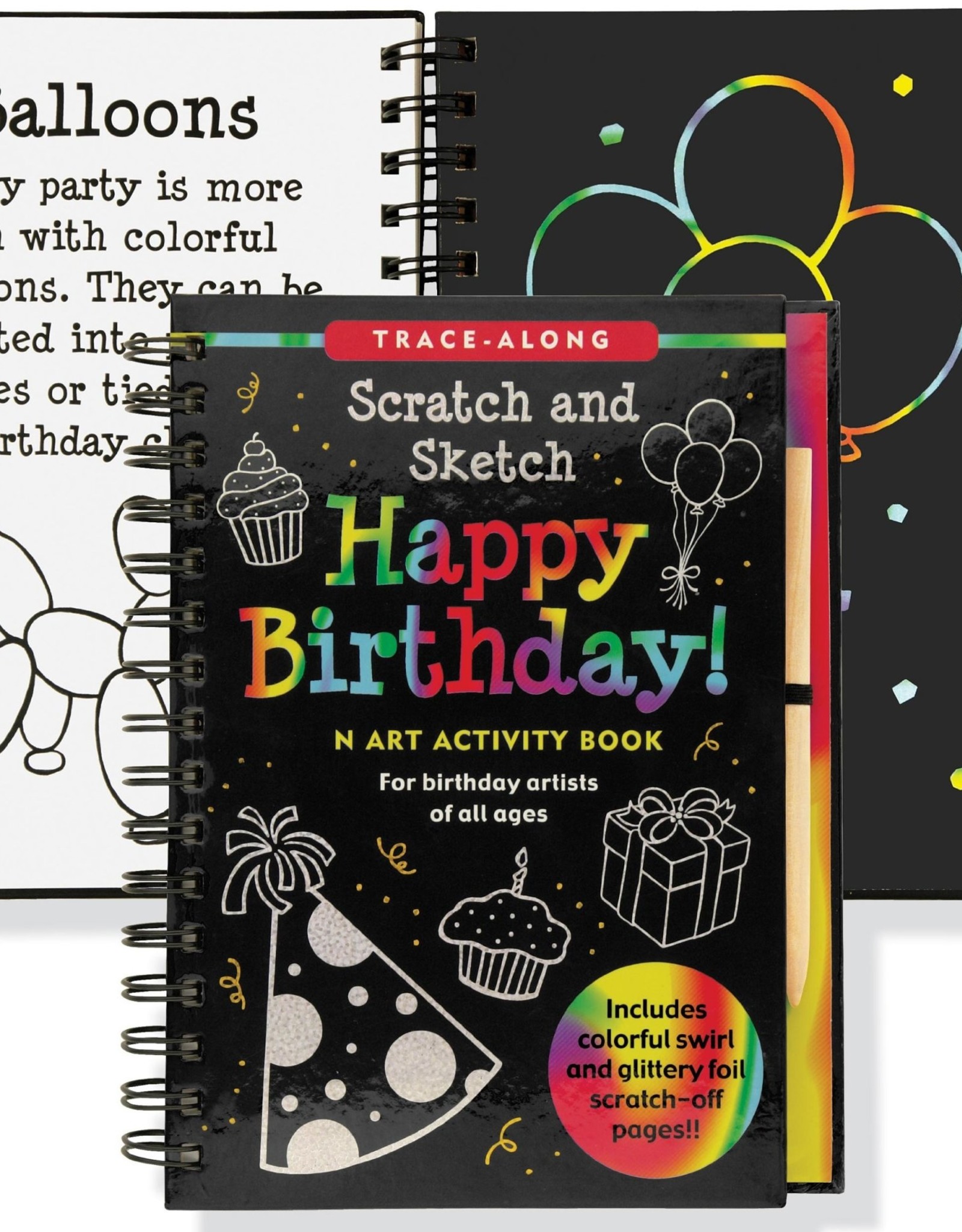 Peter Pauper Press SCRATCH & SKETCH HAPPY BIRTHDAY