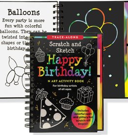 Peter Pauper Press SCRATCH & SKETCH HAPPY BIRTHDAY