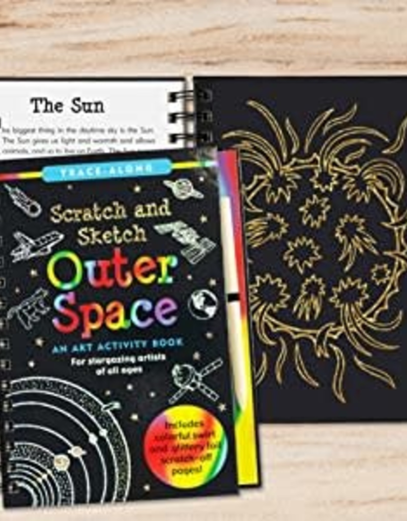 Peter Pauper Press OUTER SPACE SCRATCH AND SKETCH