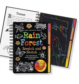 Peter Pauper Press SCRATCH & SKETCH RAIN FOREST TAL
