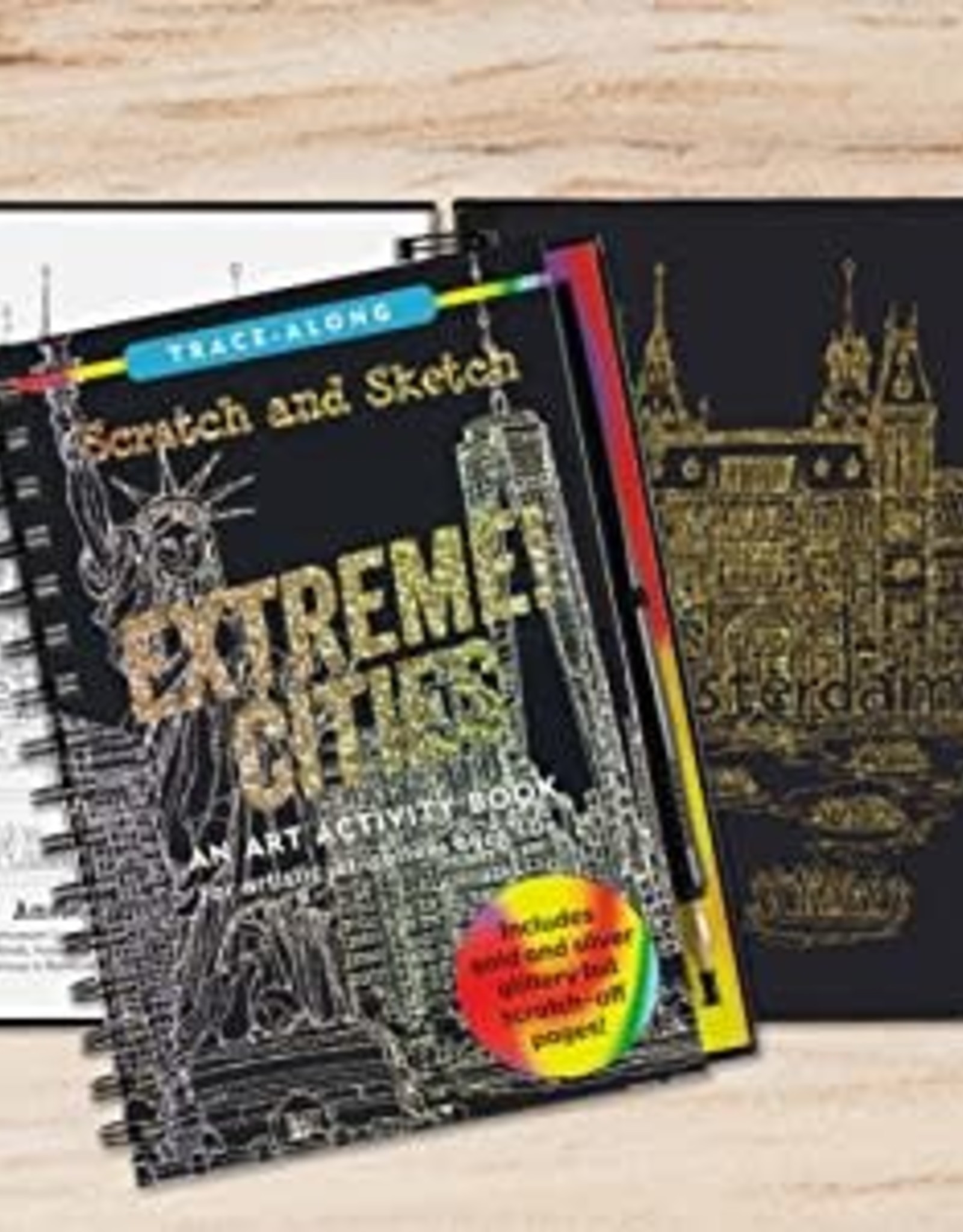 Peter Pauper Press SCRATCH AND SKETCH EXTREME! CITIES