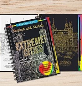 Peter Pauper Press SCRATCH AND SKETCH EXTREME! CITIES
