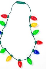 Christmas Bulb Necklace 25" (light up)