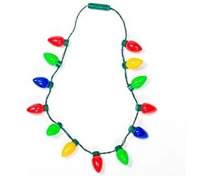 Light up bulb necklace top