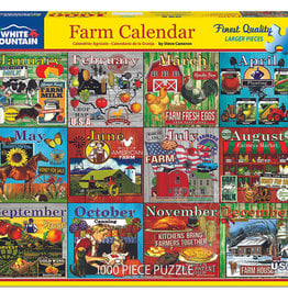 White Mountain FARM CALENDAR 1000P