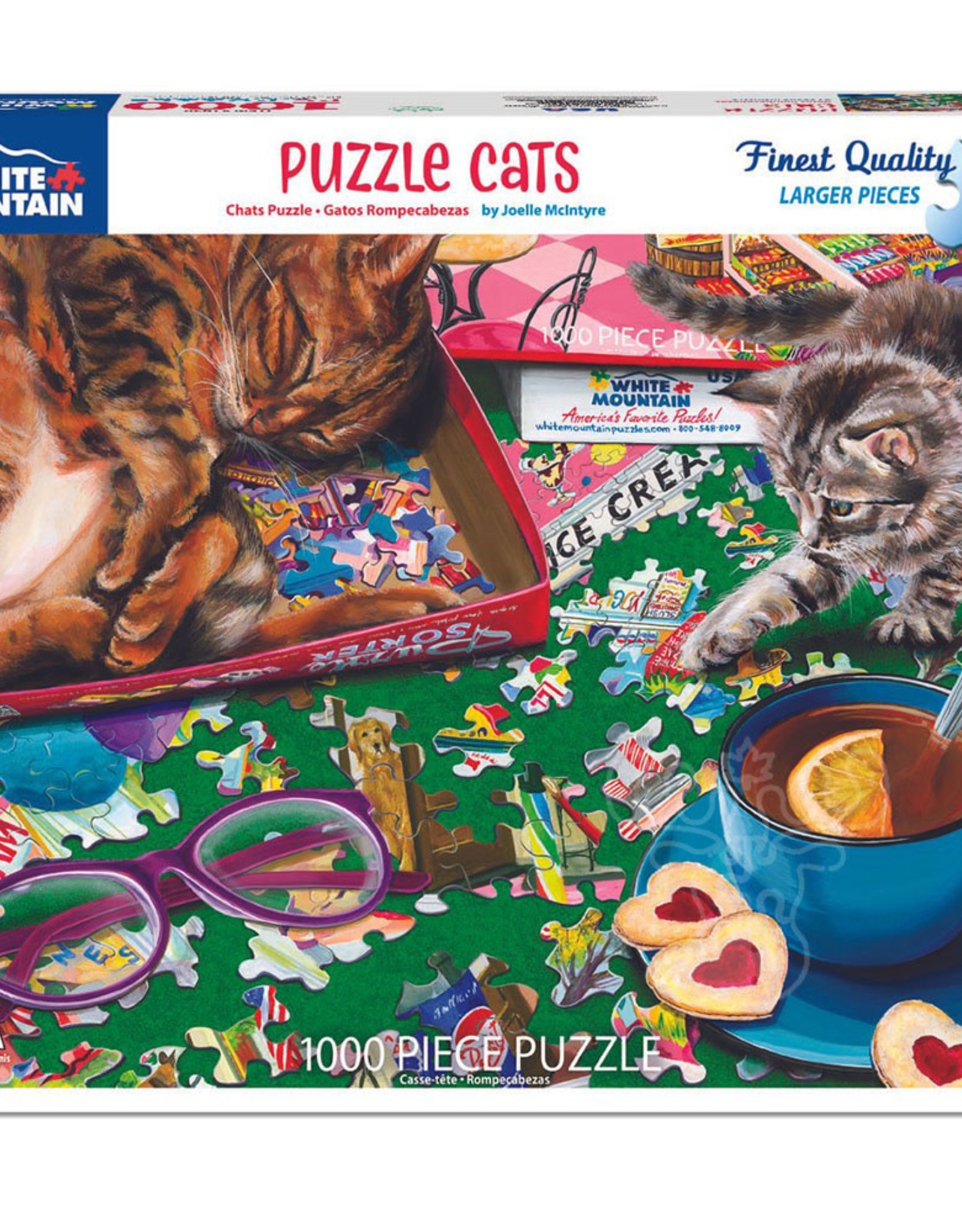 White Mountain PUZZLE CATS 1000P