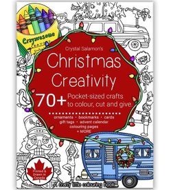 Crystal Salamon Christmas Creativity Mini Colouring Book