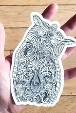 Crystal Salamon Colouring Sticker-Owl