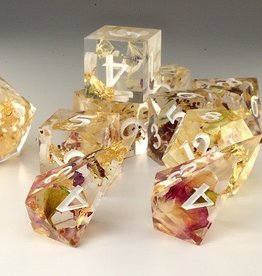 2Crit2Quit Dice - 7pc Handmade Polyhedral - Cultivate