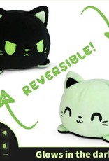 TeeTurtle Reversible Cat Green/Black Glow