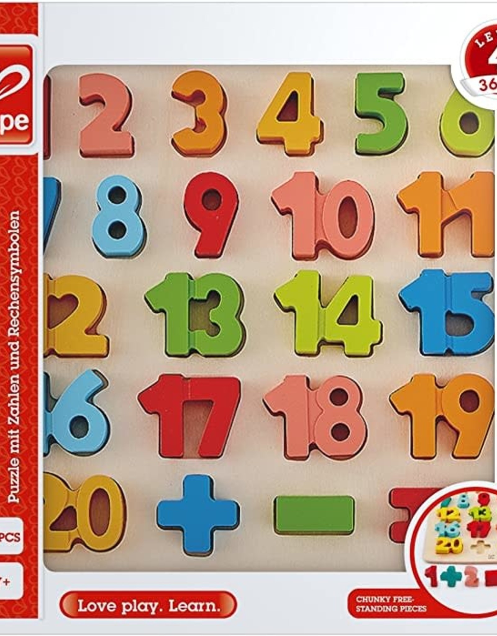 Hape Chunky Number Math Puzzle