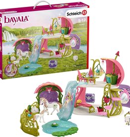 Schleich Bayala Glittering Flower House With Unicorns 42445