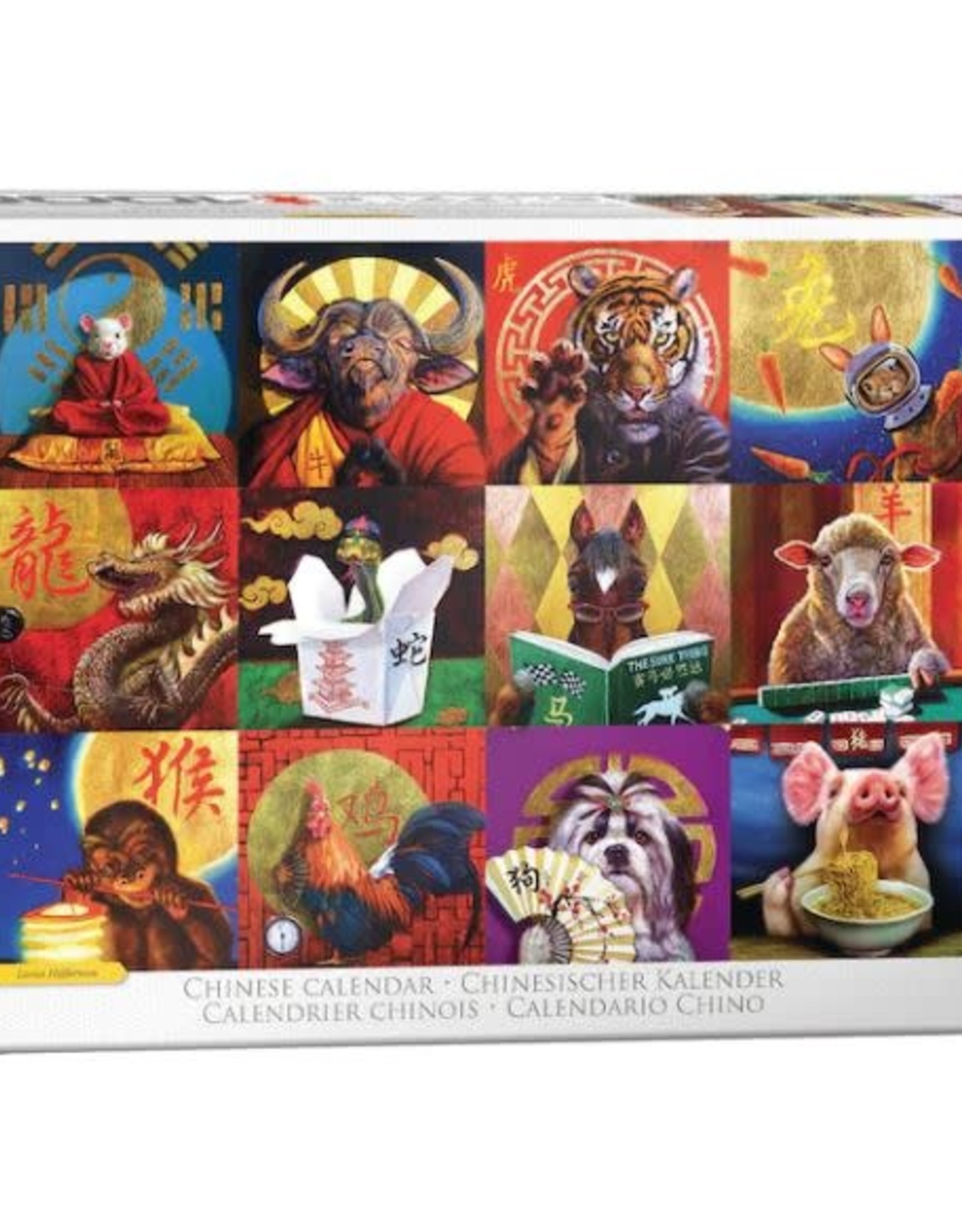 Eurographics Chinese Calendar by Lucia Heff - 1000pc