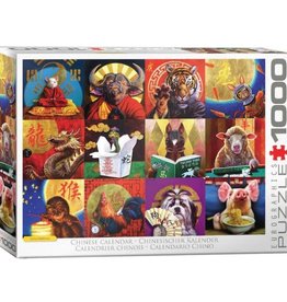 Eurographics Chinese Calendar  1000pc