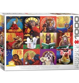 Eurographics Chinese Calendar by Lucia Heff - 1000pc