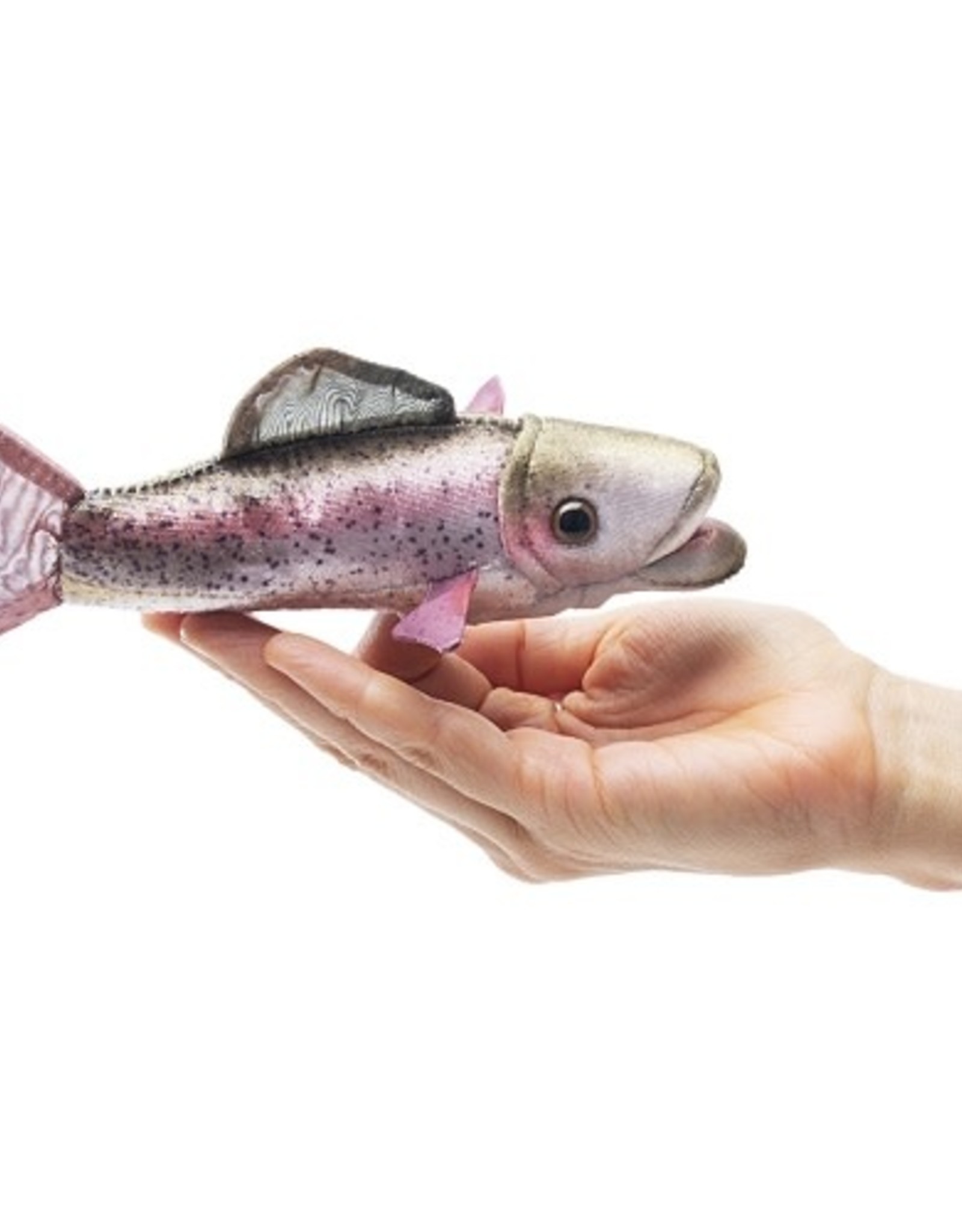 FOLKMANIS Mini Rainbow Trout Finger Puppet