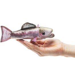 FOLKMANIS Mini Rainbow Trout Finger Puppet