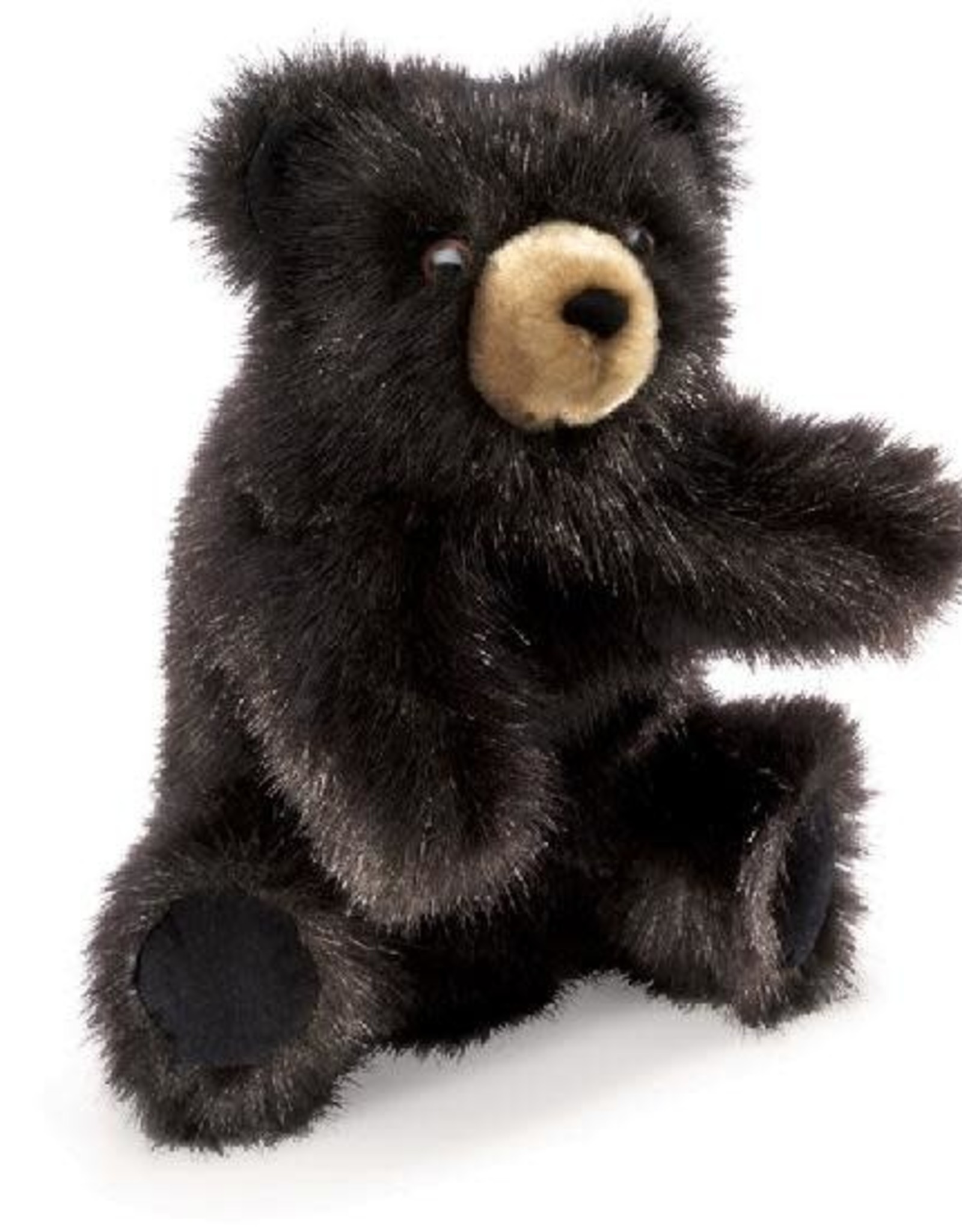 FOLKMANIS Baby Black Bear Puppet