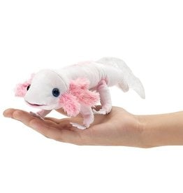 FOLKMANIS Axolotl White Puppet