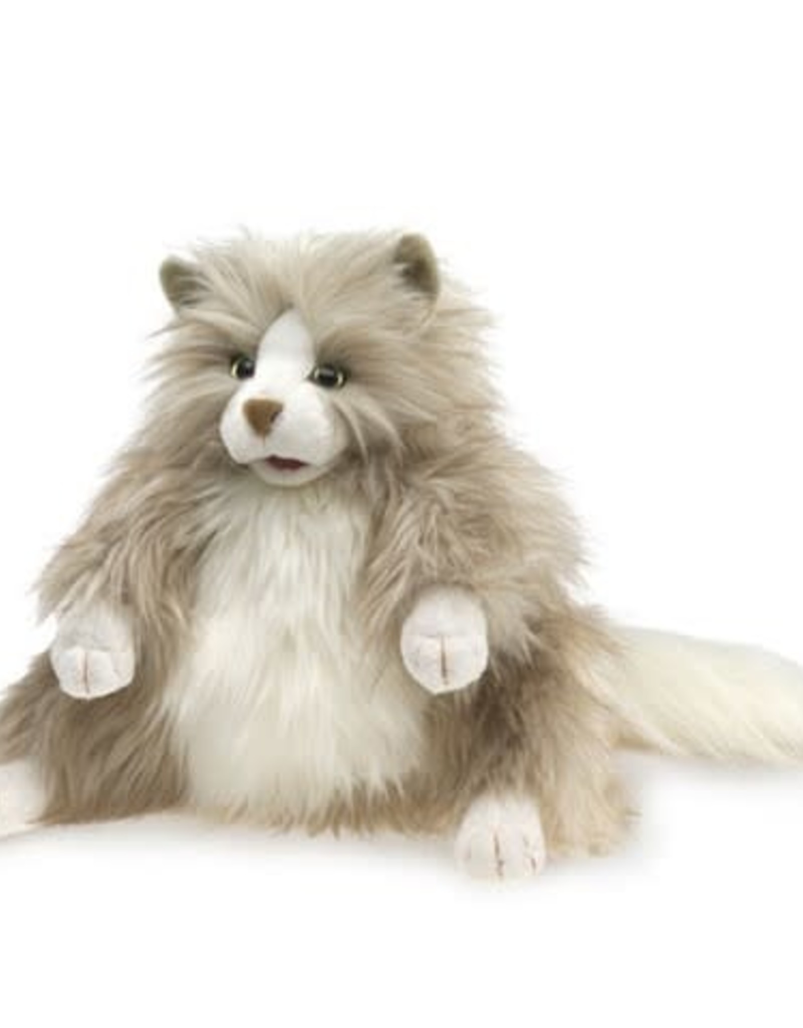 FOLKMANIS Fluffy Cat Puppet