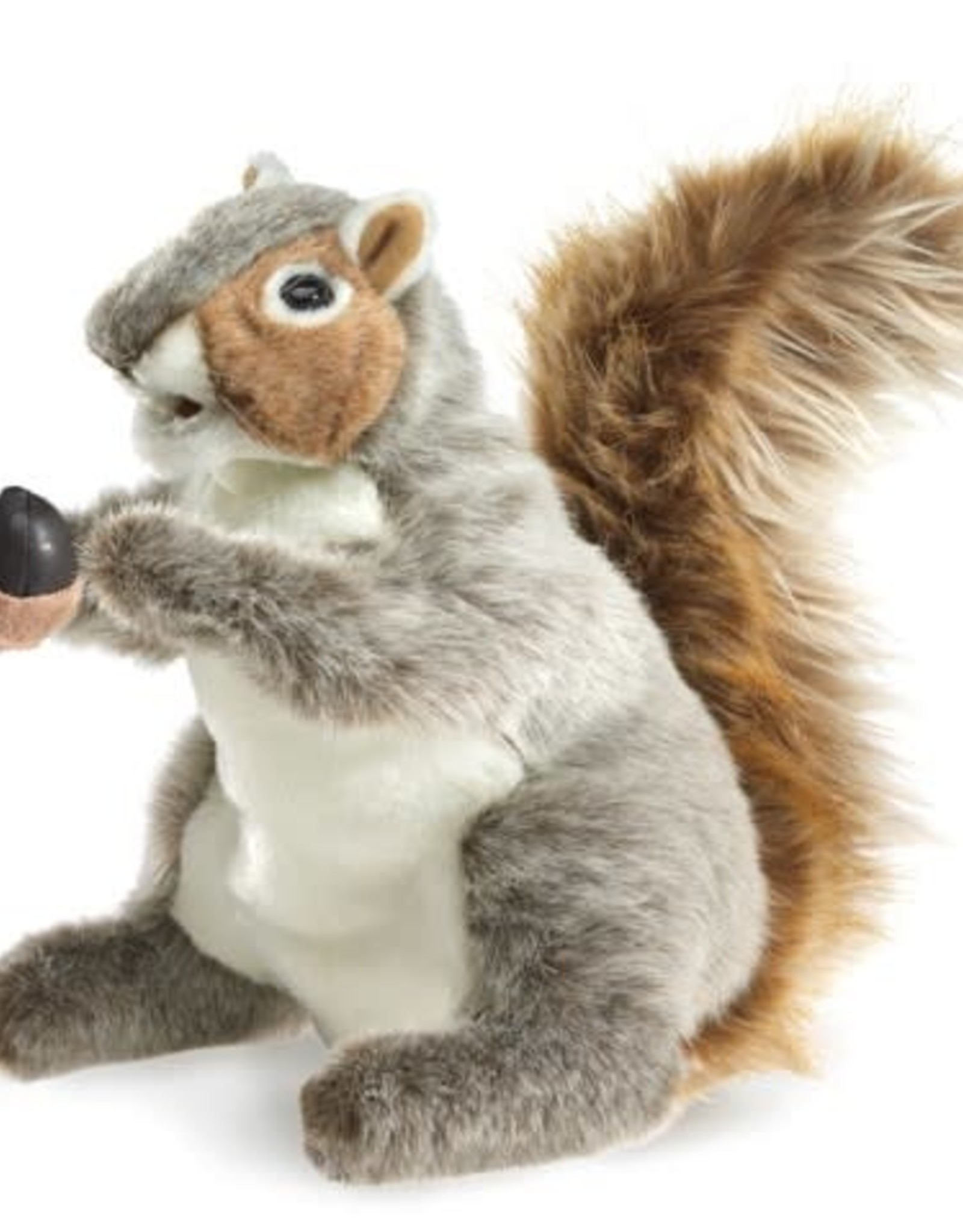 FOLKMANIS Gray Squirrel Puppet