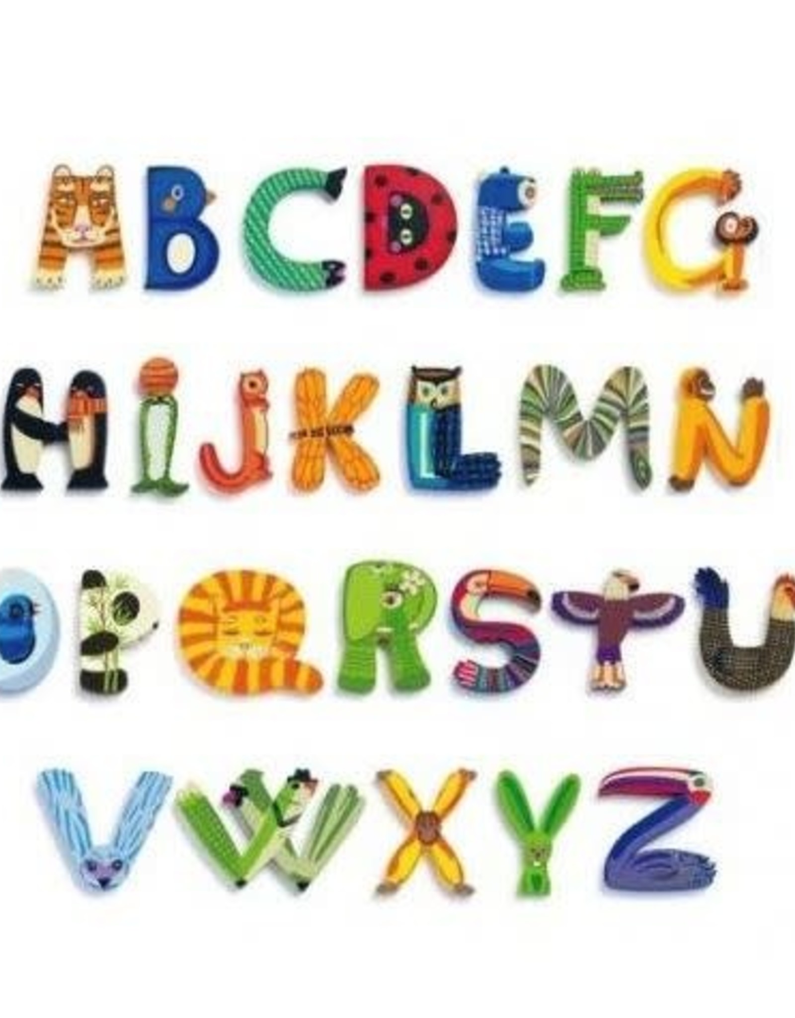DJECO Wooden Animal Letters