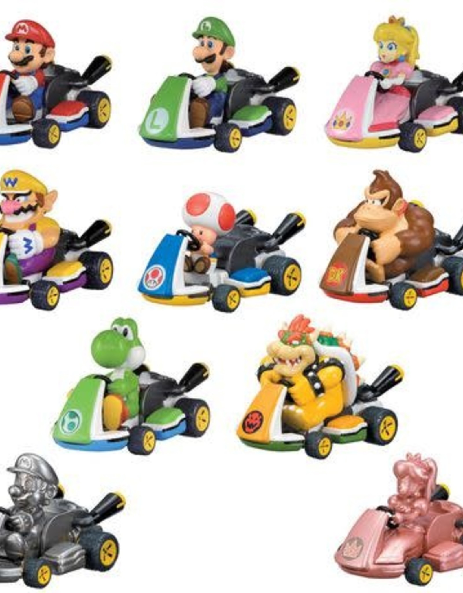 SpinMaster Mario Kart- Pullback Racers Asst