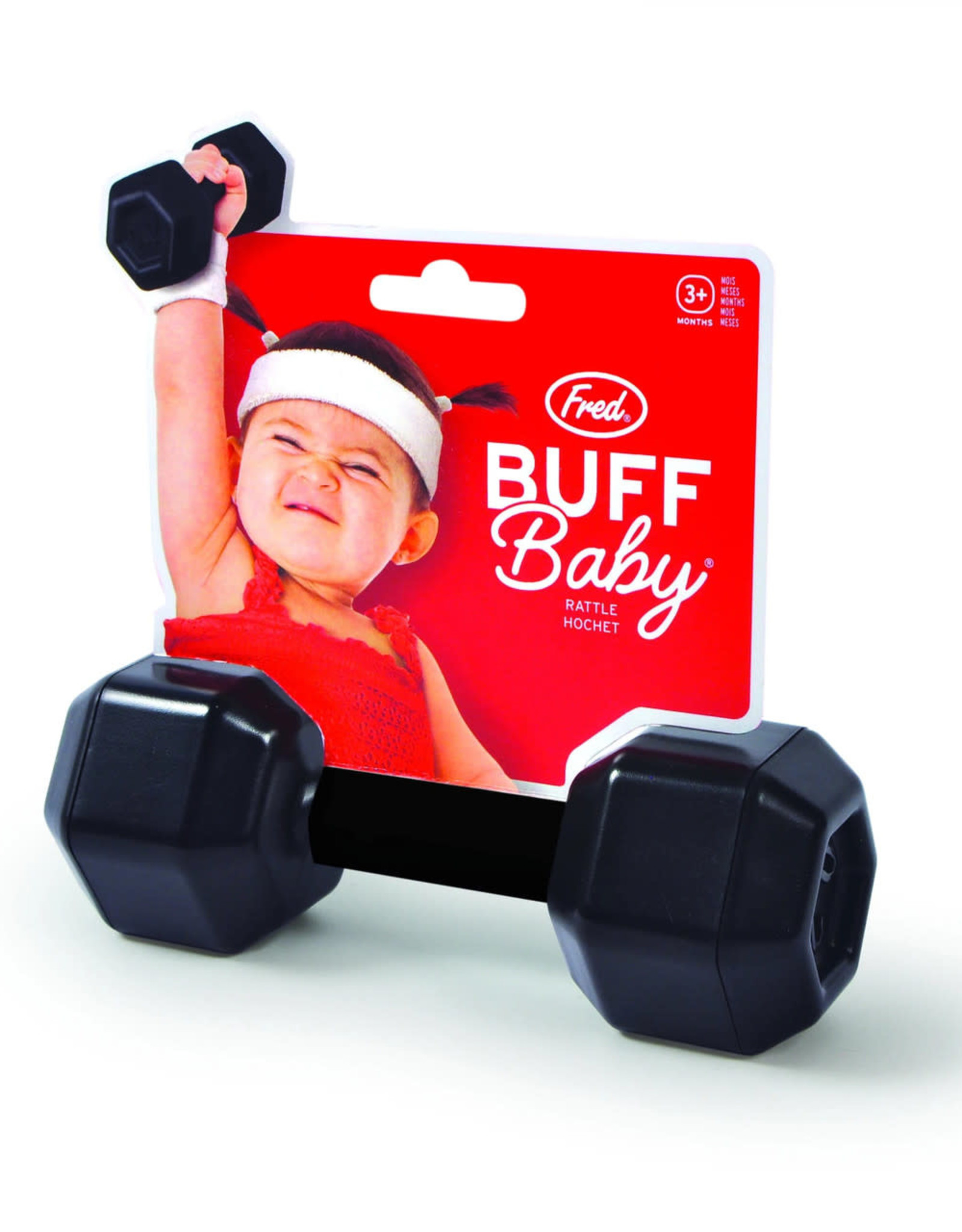 Fred & Friends BUFF BABY - DUMBBELL RATTLE