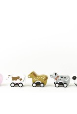 Jack Rabbit PULL BACK Wooden MINI BARNYARD