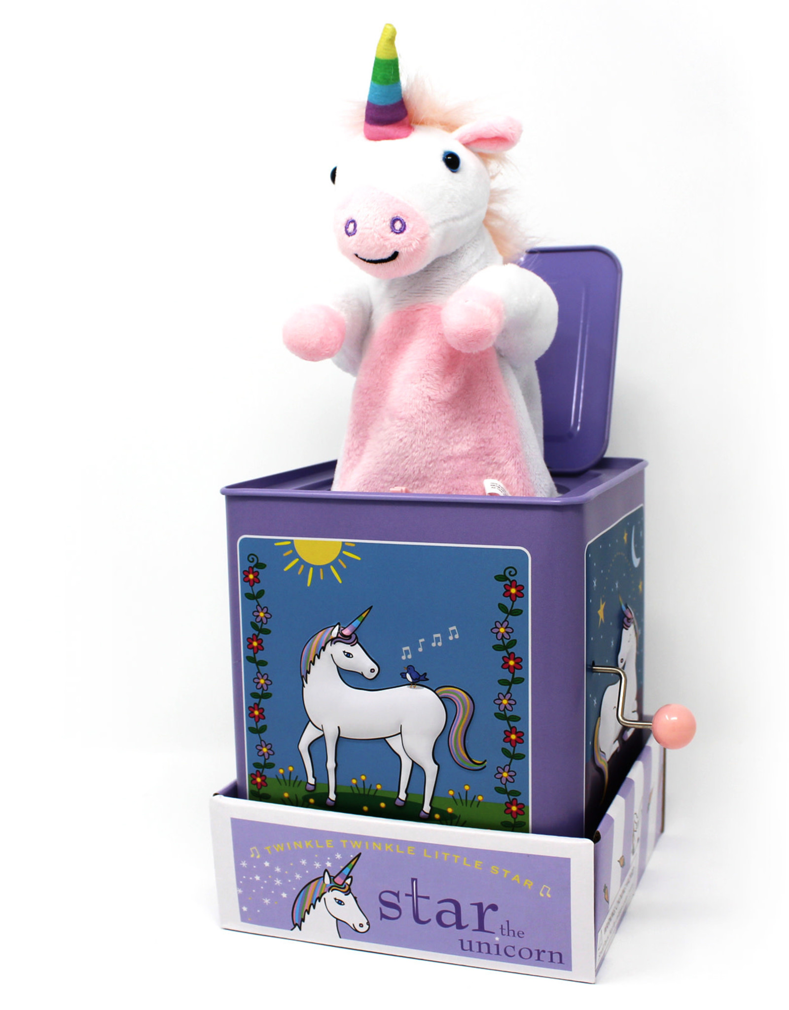 Jack Rabbit UNICORN JACK IN THE BOX Monkey Mountain Toys & Games