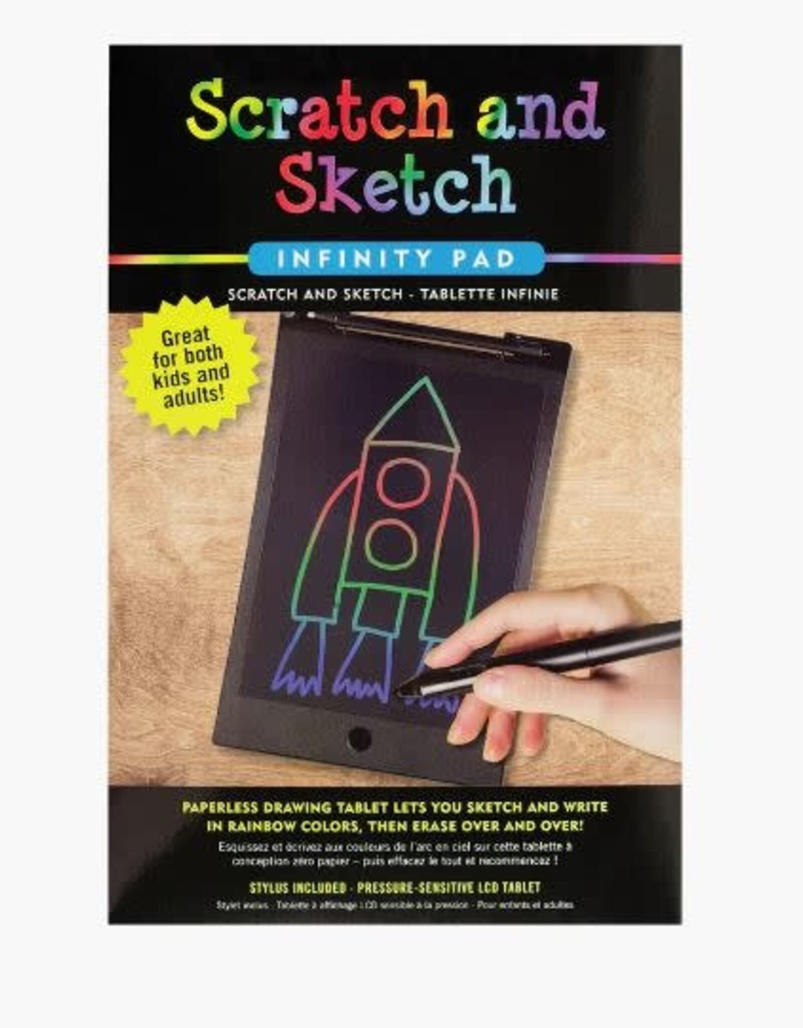 Peter Pauper Press SCRATCH AND SKETCH INFINITY PAD